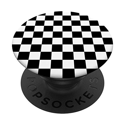 Schachbrett Muster PopSockets PopGrip: Ausziehbarer Sockel und Griff für Handys/Tablets mit Tauschbarem Top von CJ Grips
