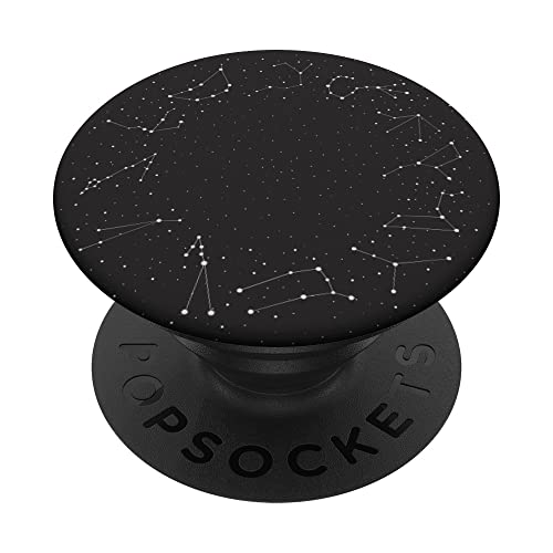Sternzeichen Astrology Space Stars schwarz PopSockets mit austauschbarem PopGrip Sternzeichen Astrology Space Stars schwarz PopSockets mit austauschbarem PopGrip von CJ Grips