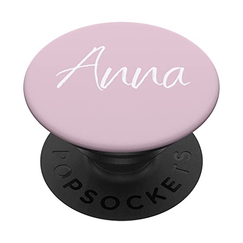 Anna Vorname Design Pink PopSockets mit austauschbarem PopGrip Anna Vorname Design Pink PopSockets mit austauschbarem PopGrip von CJ Merch
