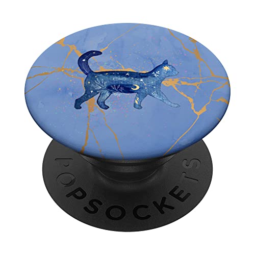 Aquarell-Himmelskatzen PopSockets mit austauschbarem PopGrip von CJ Merch