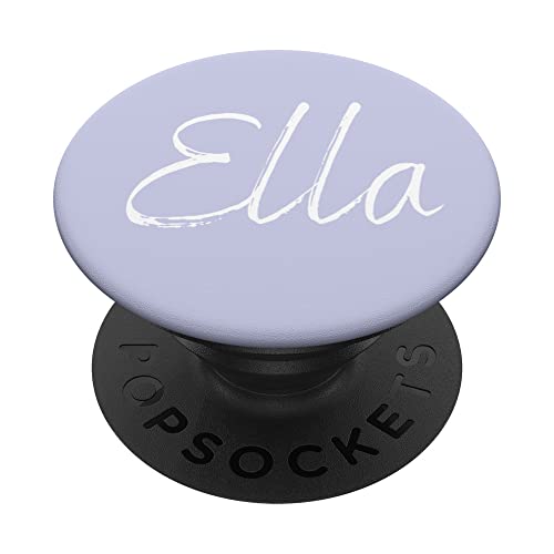 Ella Vorname Design Lavendel PopSockets mit austauschbarem PopGrip von CJ Merch