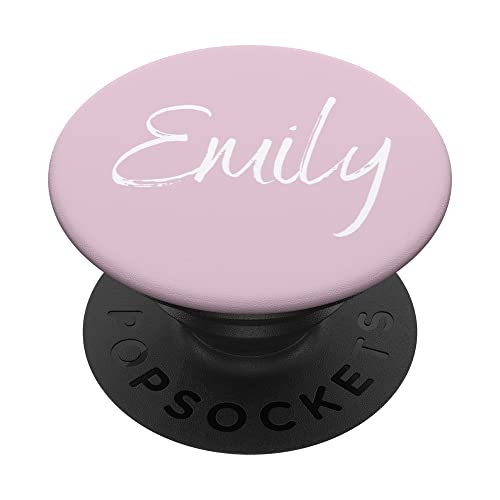 Emily Vorname Design Pink PopSockets mit austauschbarem PopGrip Emily Vorname Design Pink PopSockets mit austauschbarem PopGrip von CJ Merch