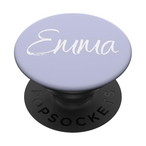 Emma Vorname Design Lavendel PopSockets mit austauschbarem PopGrip von CJ Merch