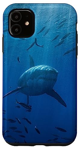 Hülle für iPhone 11 Weißer Hai von CJ Merch