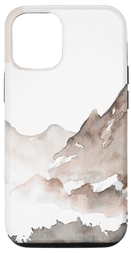 Hülle für iPhone 12/12 Pro Aquarell Berge Landschaft von CJ Merch