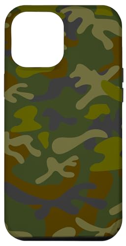 Hülle für iPhone 13 Pro Max Camouflage Camo Grün Braun Khaki Olive von CJ Merch