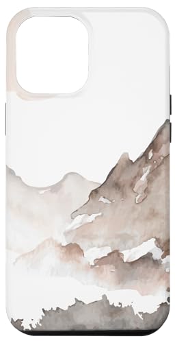Hülle für iPhone 15 Plus Aquarell Berge Landschaft von CJ Merch