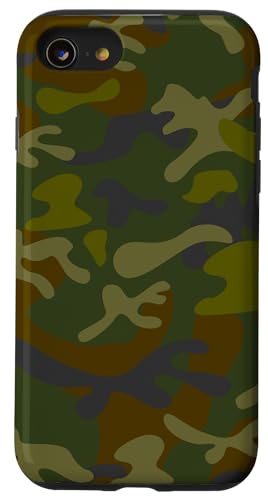 Hülle für iPhone SE (2020) / 7 / 8 Camouflage Camo Grün Braun Khaki Olive von CJ Merch