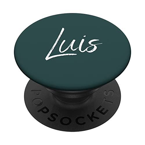 Luis Vorname Design Pine Green PopSockets mit austauschbarem PopGrip von CJ Merch