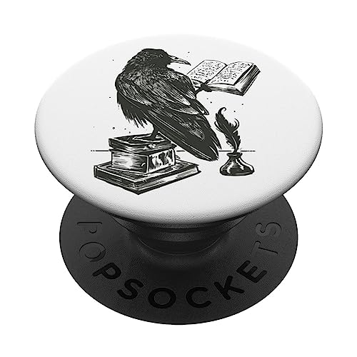 Rabe Lesung PopSockets Klebender PopGrip Rabe Lesung PopSockets Klebender PopGrip von CJ Merch
