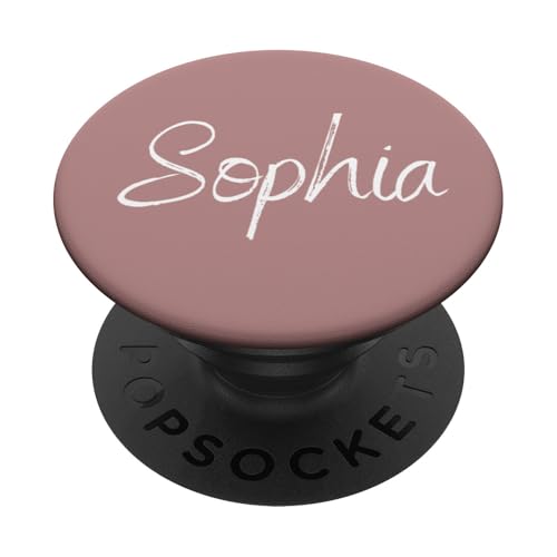 Sophia Vorname Design Rosy Brown PopSockets Klebender PopGrip Sophia Vorname Design Rosy Brown PopSockets Klebender PopGrip von CJ Merch