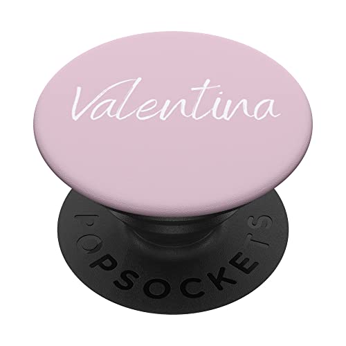 Valentina Vorname Design Pink PopSockets mit austauschbarem PopGrip von CJ Merch
