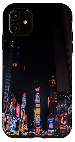 Hülle für iPhone 11 Times Square New York City NYC Handyhülle von CJ Phone Cases
