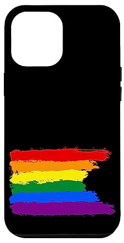 Hülle für iPhone 13 Pro Max Regenbogen-Flagge LGBT Pride Handyhülle von CJ Phone Cases