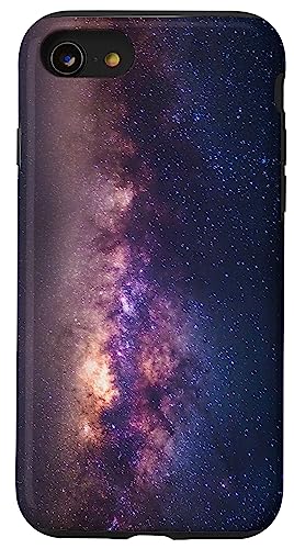 Hülle für iPhone SE (2020) / 7 / 8 Milchstraße Sternenhimmel Sterne Weltraum Galaxy Handyhülle von CJ Phone Cases