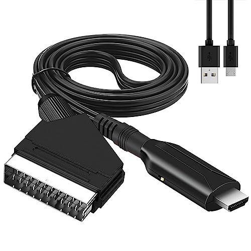 CJBIN SCART zu HDMI Konverter - Video Audio Wandler HD Mit Eingangskabel & Ausgangsanschluss für HDTV, STB, VHS, VCR, PS3, Sky, DVD, Blu-ray CJBIN SCART zu HDMI Konverter - Video Audio Wandler HD Mit Eingangskabel & Ausgangsanschluss für HDTV, STB, VHS, VCR, PS3, Sky, DVD, Blu-ray von CJBIN