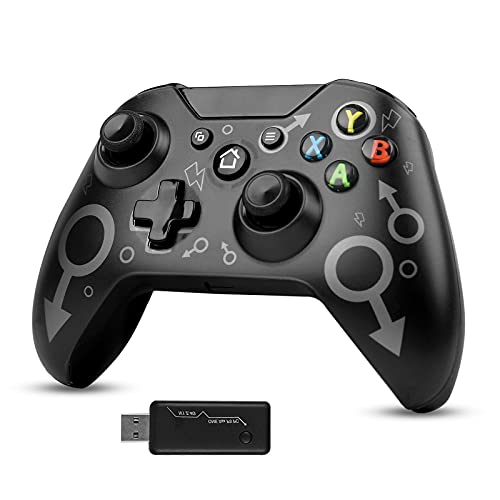 CJHZQYY Wireless Controller für Xbox One, Wireless PC Gamepad Kompatibel mit Xbox One/One S/X PC / PS3, mit 2,4 GHz Wireless Receiver, ohne Headset-Buchse von CJHZQYY