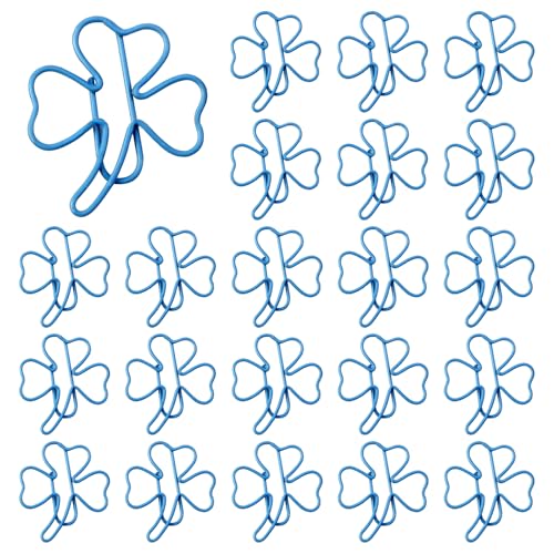 Niedliche Mini-Büroklammern, exquisite Lesezeichen-Büroklammern, kreative Dokumente, Notizen, Sortieren von Büroklammern, lustige Bürobedarf, Büroklammern für Büro, Schule, Zuhause, Blau, 100 Stück von CJKDXDH
