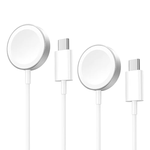 2 Pcs Ladekabel 1M für Apple Watch, USB C für iWatch Ladekabel,MFi Zertifiziert Drahtlos Magnetisch Ladegerät,Metall Charger für MagSafe für Apple Watch Series 10/9/8/7/6/5/4/3/2/1/Ultra/Ultra2/SE 2 Pcs Ladekabel 1M für Apple Watch, USB C für iWatch Ladekabel,MFi Zertifiziert Drahtlos Magnetisch Ladegerät,Metall Charger für MagSafe für Apple Watch Series 10/9/8/7/6/5/4/3/2/1/Ultra/Ultra2/SE von CJMUQHEHH