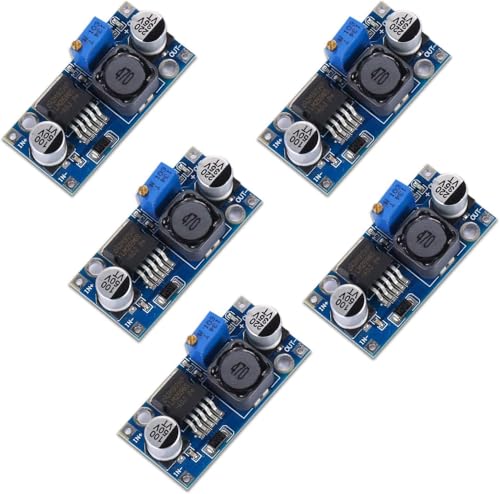 5 Stücke DC-DC Buck Converter LM2596, Buck Converter Spannungsregler Einstellbar, Step Down Wandler LM2596S Power Modul 3,2-46V bis 1,25-35V, Kompakt Step Up Converter 5 Stücke DC-DC Buck Converter LM2596, Buck Converter Spannungsregler Einstellbar, Step Down Wandler LM2596S Power Modul 3,2-46V bis 1,25-35V, Kompakt Step Up Converter von CJMUQHEHH
