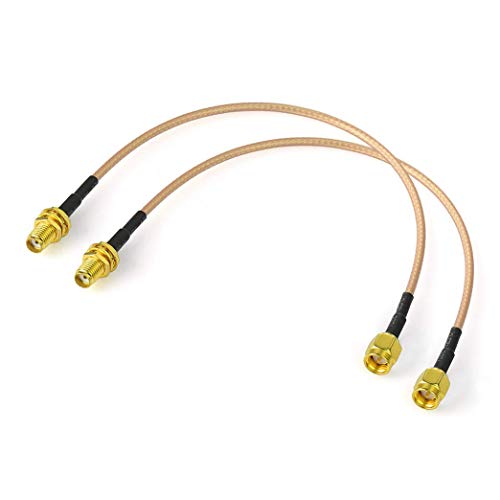 CJMUQHEHH 2 Stück SMA Kabel SMA Buchse Set, Wlan Antennenkabel Verlängerung RG316 WLAN Antennenverlängerungs, Koaxialkabel 30cm, Antennenkabel für Router, Modem, SDR, LTE 4G Antenne CJMUQHEHH 2 Stück SMA Kabel SMA Buchse Set, Wlan Antennenkabel Verlängerung RG316 WLAN Antennenverlängerungs, Koaxialkabel 30cm, Antennenkabel für Router, Modem, SDR, LTE 4G Antenne von CJMUQHEHH