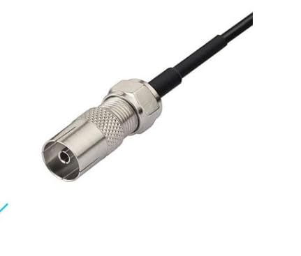 FM DAB Radio Antenne 75 Ohm Dipolantenne mit F-Typ-Stecker 3 Schnittstellenadaptern, 3 m Verlängerungskabel für UKW/FM-Empfang, kompatibel mit Stereoanlage, Heimkinoempfänger und AV Audio Receiver von CJMUQHEHH