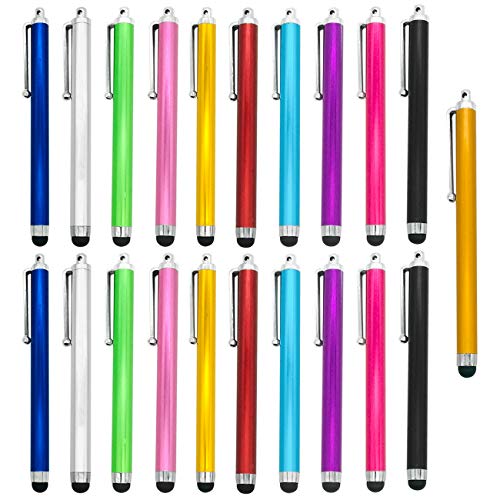 CKANDAY 21 Pack Stylus Pen Set, Universal Touchscreen kapazitives Styli Kompatibel iPad, iPhone 6 6s 7 7s 8 Plus Kindle Samsung Hinweis S5 S6 S7 Rand S8 Plus Tablet Digital - 11 Farbe von CKANDAY