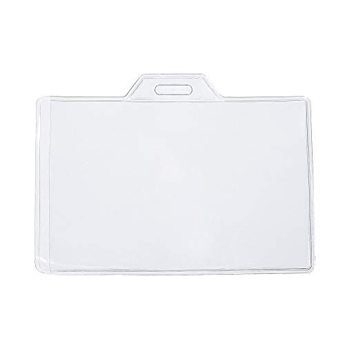 CKB Ltd 50x Value klar durchsichtig ID Badge Card Plastik Pocket Tasche Holder Ausweiskartenhalter Beutel Ausweishülle Kartenhalter Badgeholder von CKB LTD