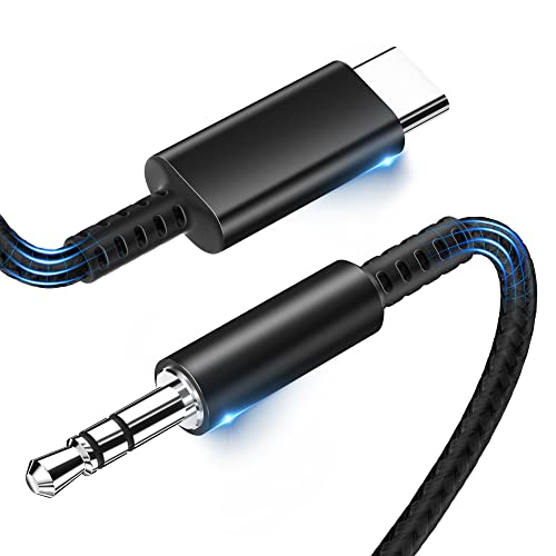 CKCN USB C auf Klinke AUX Kabel 1,2M, USB C auf 3,5mm Jack Klinke Kabel für Samsung Galaxy S23/S22/Note10, Auto Handy für Hua-wei P40/P30/P20/Mate 20/30, Oneplus, Xiaomi von CKCN