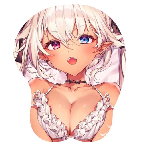 Anime 3D Mauspad mit Handgelenkauflage Gaming Mauspads Rutschfestes Mauspad 3D Mauspads 3D Ergonomisches Mauspad（N2C170L）(Size:2) von CKWJMUBS