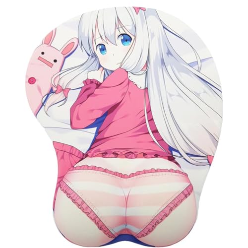 Anime 3D Mauspad mit Handgelenkauflage Gaming Mauspads Rutschfestes Mauspad 3D Mauspads 3D Ergonomisches Mauspad（N2C251L）(Size:2) von CKWJMUBS