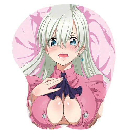 CKWJMUBS Anime 3D Mauspad mit Handgelenkauflage Gaming Mauspads Rutschfestes Mauspad 3D Mauspads 3D Ergonomisches Mauspad（N2C247L） von CKWJMUBS