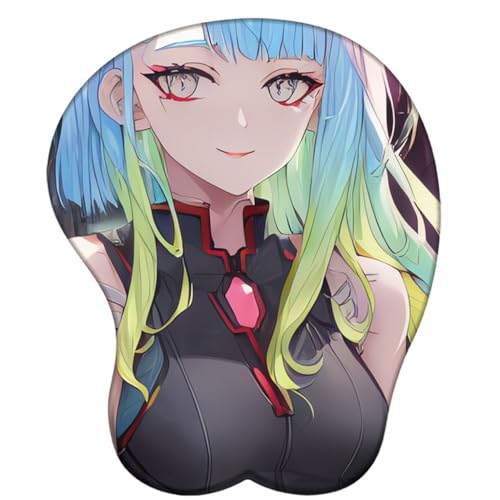 CKWJMUBS Anime Lucy 3D Mauspad mit Handgelenkauflage Gaming Mauspads Rutschfestes Mauspad 3D Mauspads 3D Ergonomisches Mauspad（B） von CKWJMUBS