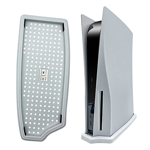 CKXIN Vertikaler Ständer für PS5 Playstation 5 Konsole mit integrierten Kühlungsöffnungen und rutschfesten Füßen - Disc Edition (Weiß) von CKXIN