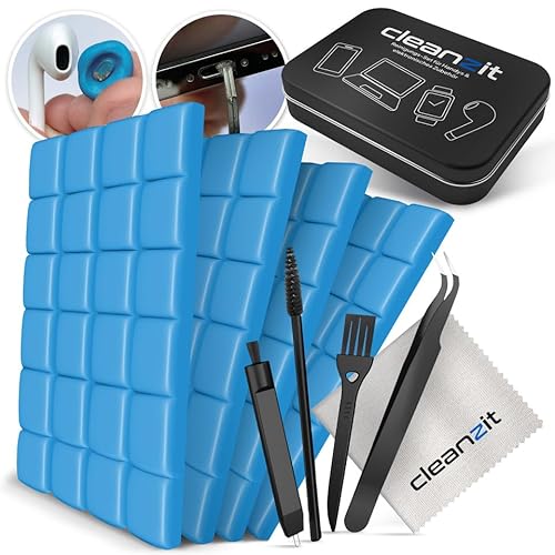 CLEANZIT Premium Reinigungsknete für Handy inkl. umfangreichem Zubehör | Handy Reinigungsset geeignet für Airpods, Kopfhörer, Kamera, Smartphone UVM. CLEANZIT Premium Reinigungsknete für Handy inkl. umfangreichem Zubehör | Handy Reinigungsset geeignet für Airpods, Kopfhörer, Kamera, Smartphone UVM. von CLEANZIT