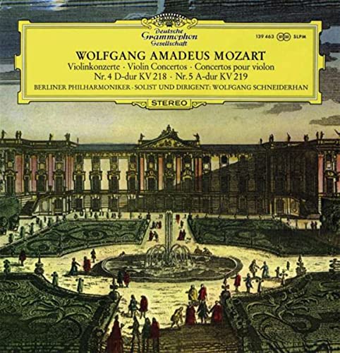 Wolfgang Amadeus Mozart:Violinkonzerte (180g) [Vinyl LP] von CLEARAUDIO