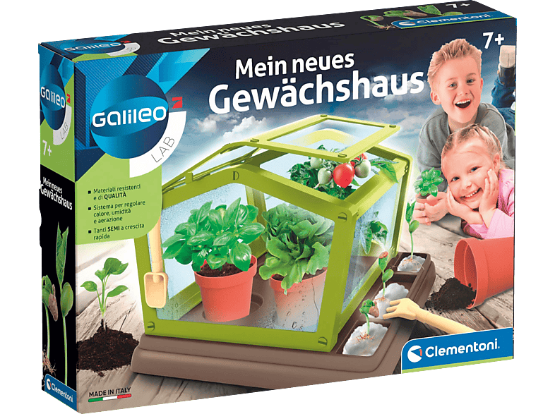 CLEMENTONI Mein neues Gewächshaus Experimentierkasten, Mehrfarbig CLEMENTONI Mein neues Gewächshaus Experimentierkasten, Mehrfarbig von CLEMENTONI