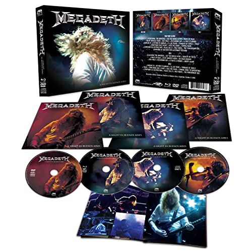 Megadeth - One Night In Buenos Aires DVD/BluRay/CD2 package (Region 0) [Region 1] [NTSC] von CLEOPATRA