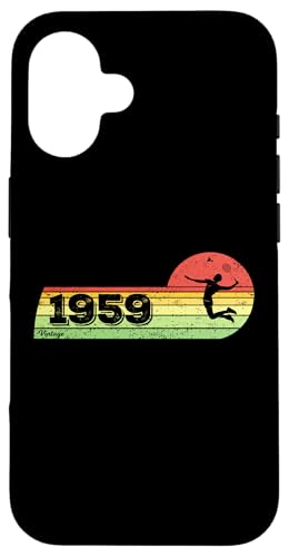 Federball Spieler Jahrgang 1959 Geburtstag game Badminton Hülle für iPhone 16 Federball Spieler Jahrgang 1959 Geburtstag game Badminton Hülle für iPhone 16 von CLICK-HERE for more Badminton-game Birthday Shirts