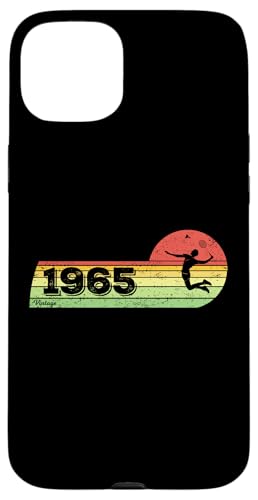 Federball Spieler Jahrgang 1965 Geburtstag game Badminton Hülle für iPhone 15 Plus Federball Spieler Jahrgang 1965 Geburtstag game Badminton Hülle für iPhone 15 Plus von CLICK-HERE for more Badminton-game Birthday Shirts