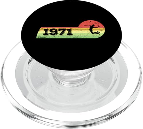 Federball Spieler Jahrgang 1971 Geburtstag game Badminton PopSockets PopGrip für MagSafe Federball Spieler Jahrgang 1971 Geburtstag game Badminton PopSockets PopGrip für MagSafe von CLICK-HERE for more Badminton-game Birthday Shirts