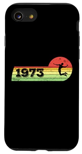 Federball Spieler Jahrgang 1973 Geburtstag game Badminton Hülle für iPhone SE (2020) / 7 / 8 von CLICK-HERE for more Badminton-game Birthday Shirts