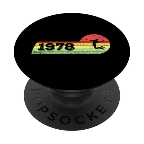 Federball Spieler Jahrgang 1978 Geburtstag game Badminton PopSockets Klebender PopGrip Federball Spieler Jahrgang 1978 Geburtstag game Badminton PopSockets Klebender PopGrip von CLICK-HERE for more Badminton-game Birthday Shirts