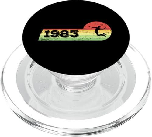Federball Spieler Jahrgang 1983 Geburtstag game Badminton PopSockets PopGrip für MagSafe Federball Spieler Jahrgang 1983 Geburtstag game Badminton PopSockets PopGrip für MagSafe von CLICK-HERE for more Badminton-game Birthday Shirts