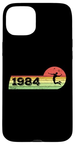 Federball Spieler Jahrgang 1984 Geburtstag game Badminton Hülle für iPhone 15 Plus Federball Spieler Jahrgang 1984 Geburtstag game Badminton Hülle für iPhone 15 Plus von CLICK-HERE for more Badminton-game Birthday Shirts