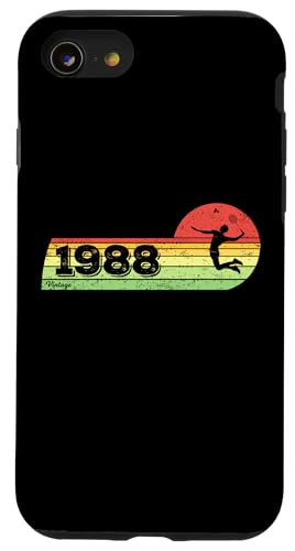 Federball Spieler Jahrgang 1988 Geburtstag game Badminton Hülle für iPhone SE (2020) / 7 / 8 von CLICK-HERE for more Badminton-game Birthday Shirts