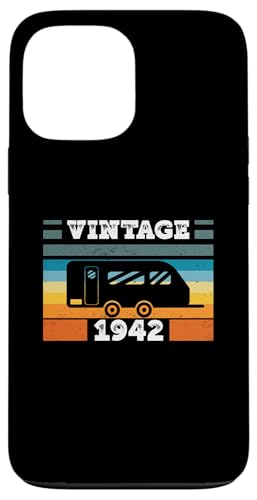 Campingwagen Camping Jahrgang 1942 Geburtstags Wohnwagen Hülle für iPhone 13 Pro Max Campingwagen Camping Jahrgang 1942 Geburtstags Wohnwagen Hülle für iPhone 13 Pro Max von CLICK-HERE for more Caravan-Trailer Birthday Shirt