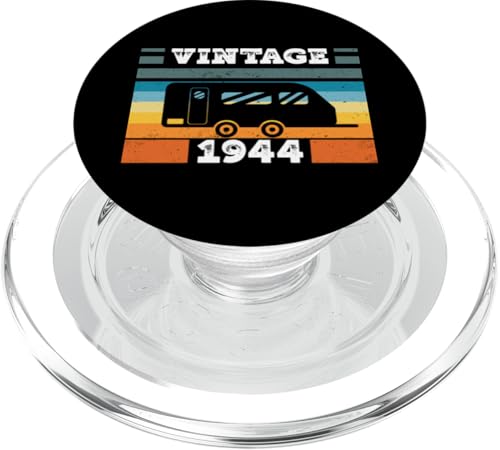 Campingwagen Camping Jahrgang 1944 Geburtstags Wohnwagen PopSockets PopGrip für MagSafe Campingwagen Camping Jahrgang 1944 Geburtstags Wohnwagen PopSockets PopGrip für MagSafe von CLICK-HERE for more Caravan-Trailer Birthday Shirt