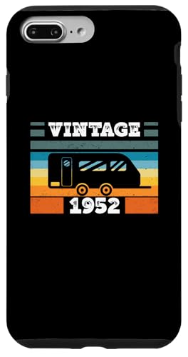Campingwagen Camping Jahrgang 1952 Geburtstags Wohnwagen Hülle für iPhone 7 Plus/8 Plus Campingwagen Camping Jahrgang 1952 Geburtstags Wohnwagen Hülle für iPhone 7 Plus/8 Plus von CLICK-HERE for more Caravan-Trailer Birthday Shirt