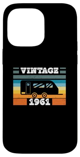 Campingwagen Camping Jahrgang 1961 Geburtstags Wohnwagen Hülle für iPhone 14 Pro Max Campingwagen Camping Jahrgang 1961 Geburtstags Wohnwagen Hülle für iPhone 14 Pro Max von CLICK-HERE for more Caravan-Trailer Birthday Shirt
